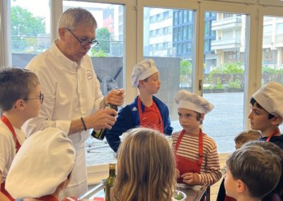Chef avec enfants