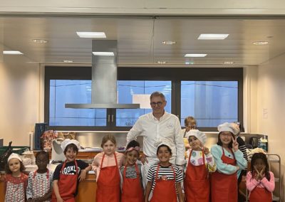 Chef avec enfants