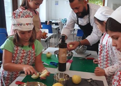 Atelier pomme enfants