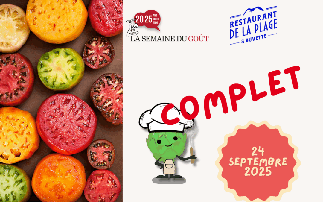 Atelier p’tits chefs avec le Restaurant de la Plage & La semaine du goût – 24 septembre 2025